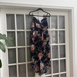 Floral Navy Dress